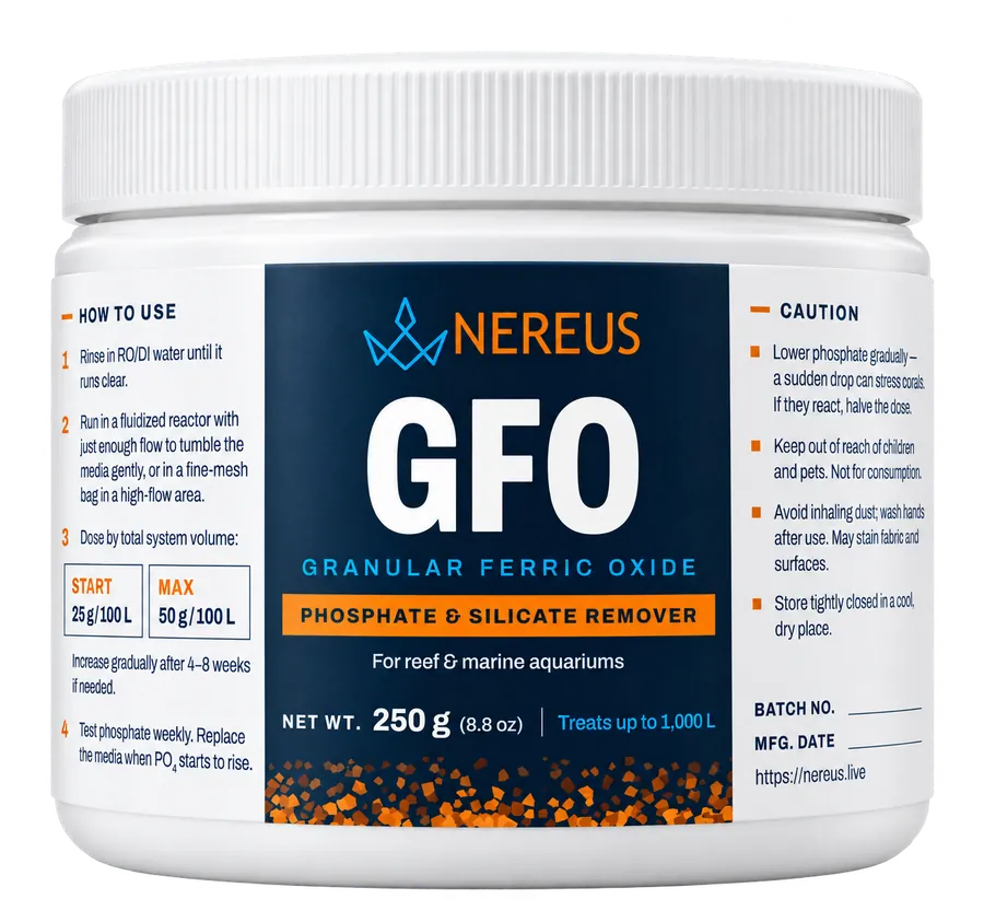 Nereus GFO - phosphate and silicate remover